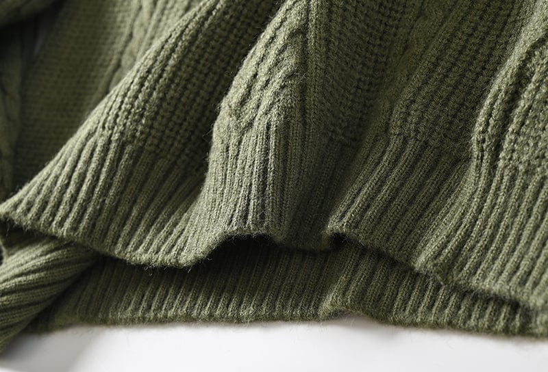 MW | Gestrickter Polopullover mit Kragen