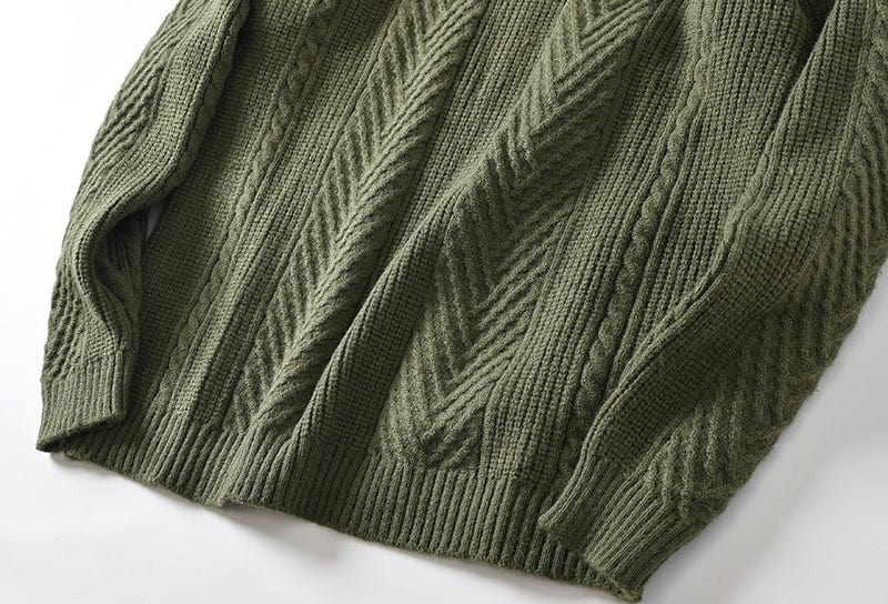 MW | Gestrickter Polopullover mit Kragen
