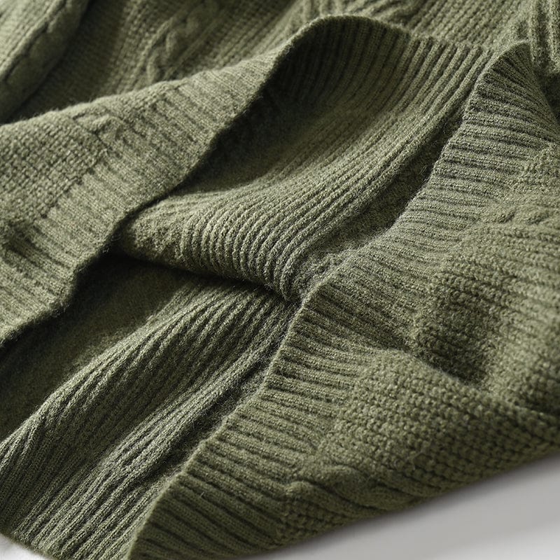 MW | Gestrickter Polopullover mit Kragen