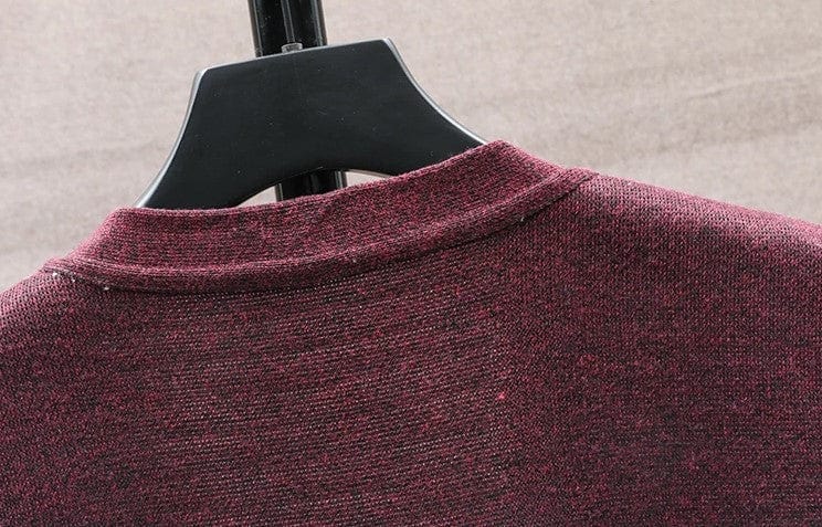 MW | Lässiger ärmelloser Pullover mit V-Ausschnitt