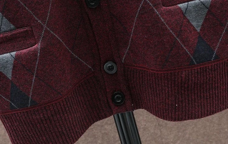 MW | Lässiger ärmelloser Pullover mit V-Ausschnitt