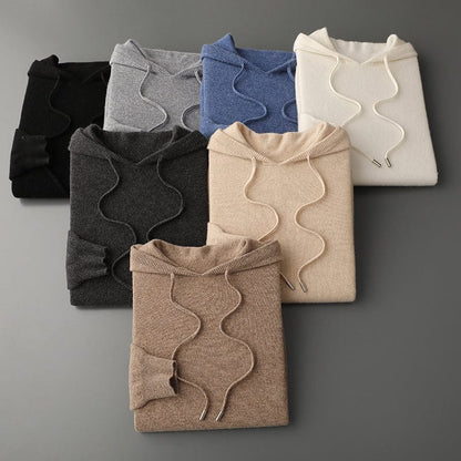 MW | Nahtlos gestrickter Kapuzenpullover