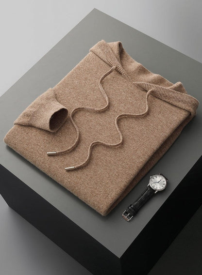 MW | Nahtlos gestrickter Kapuzenpullover