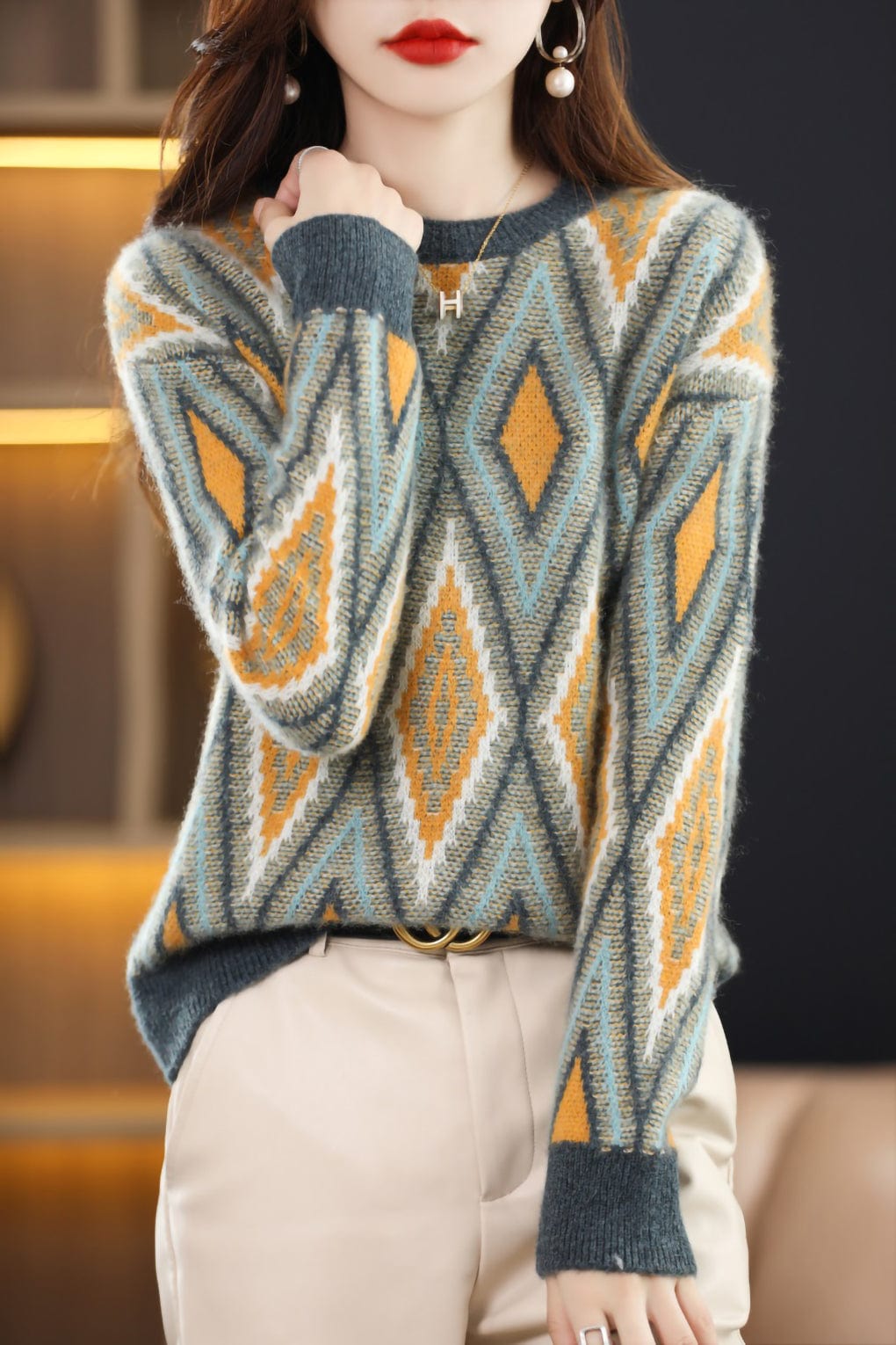 MW | Rundhals Strickpullover 2024