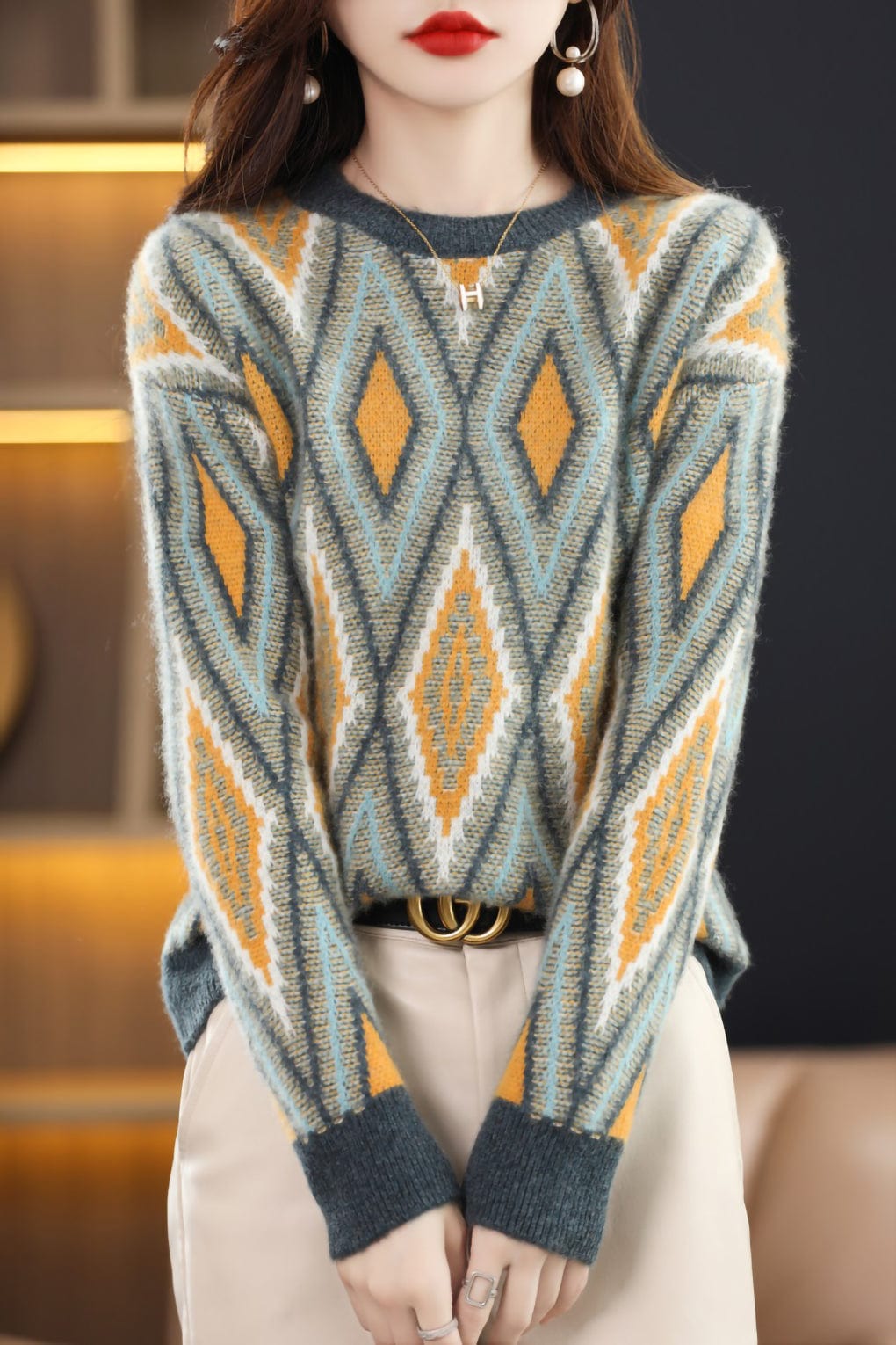 MW | Rundhals Strickpullover 2024