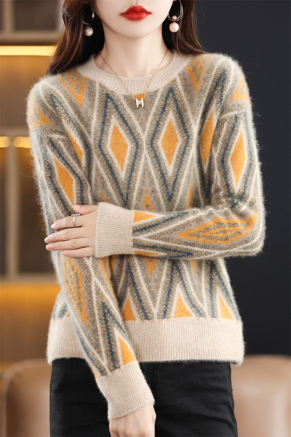 MW | Rundhals Strickpullover 2024