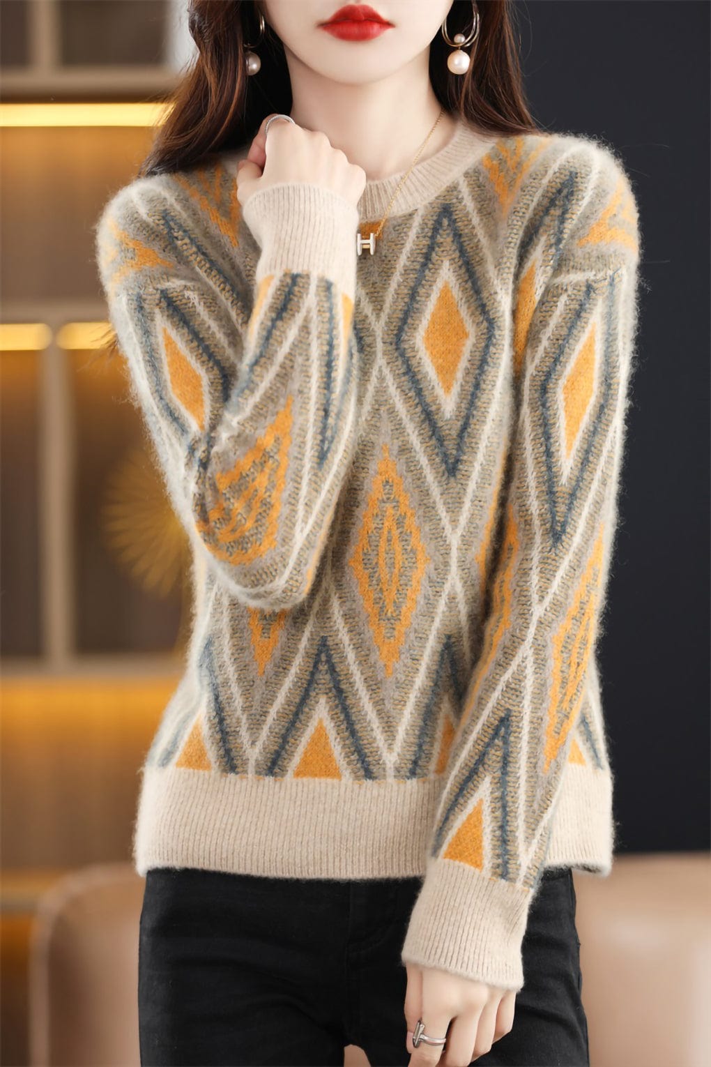 MW | Rundhals Strickpullover 2024