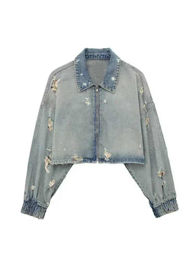 Anmutig gestaltete Jacke