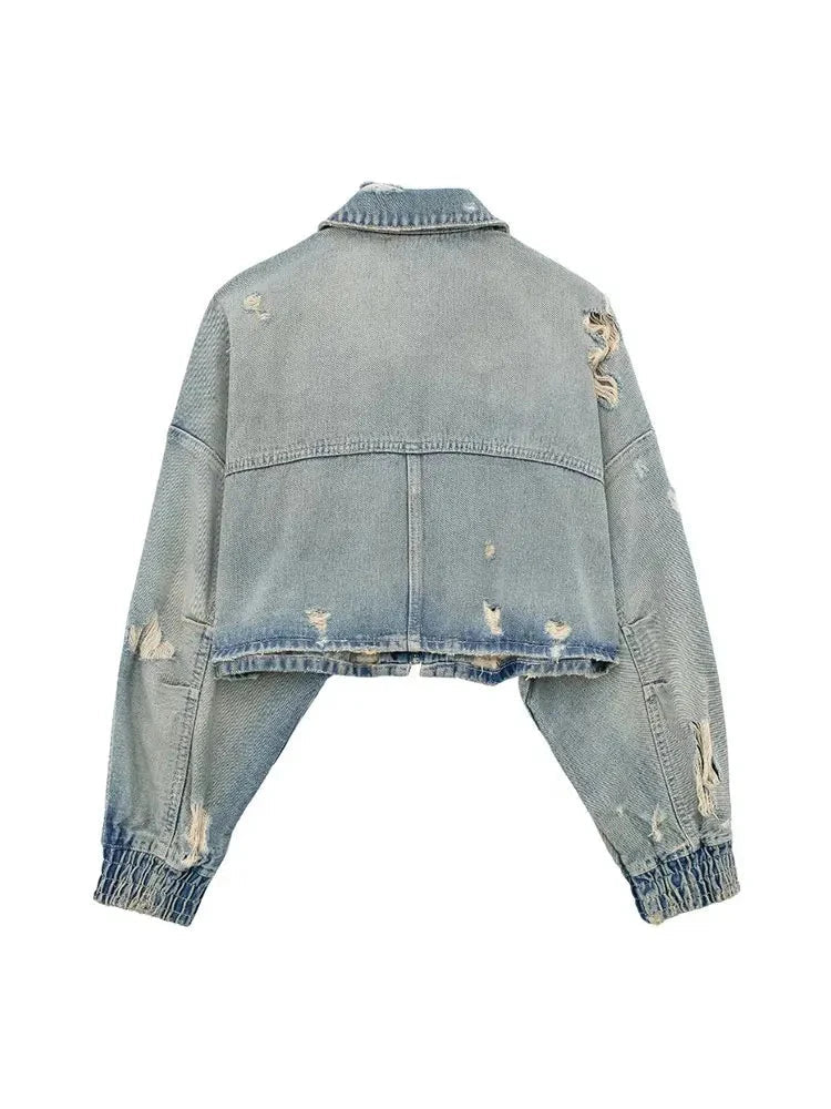 Anmutig gestaltete Jacke