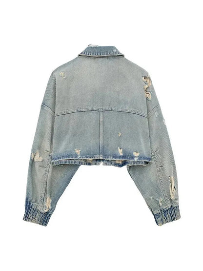 Anmutig gestaltete Jacke