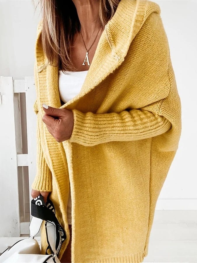 MW | Damenmantel mit Kapuze Pullover