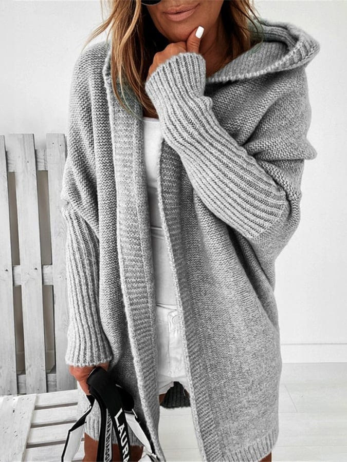 MW | Damenmantel mit Kapuze Pullover