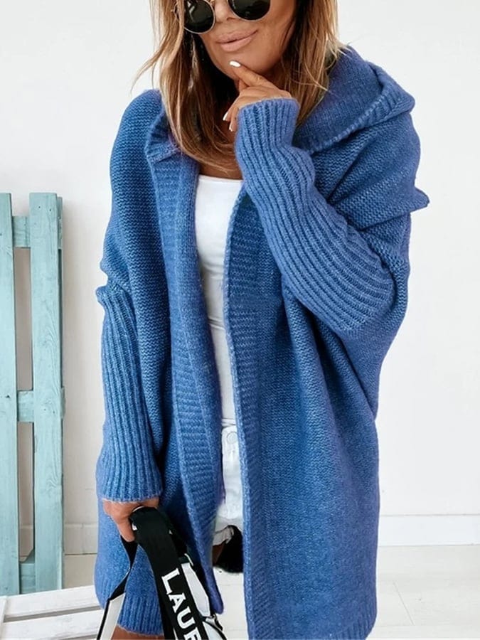 MW | Damenmantel mit Kapuze Pullover