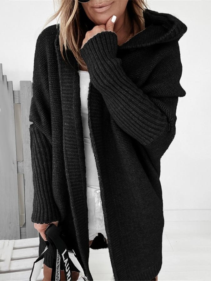 MW | Damenmantel mit Kapuze Pullover