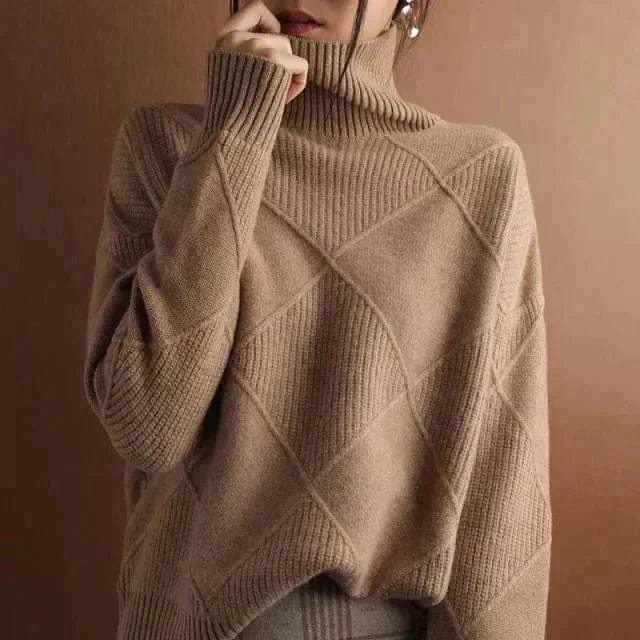 MW | Stylischer Rollkragenpullover