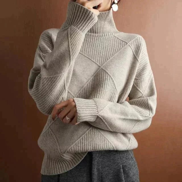 MW | Stylischer Rollkragenpullover