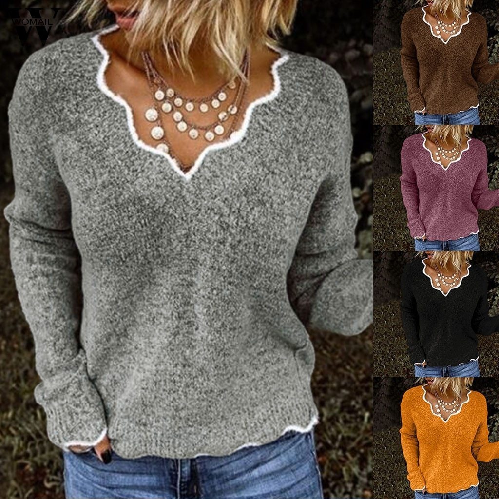 Klassisch gestaltete Pullover