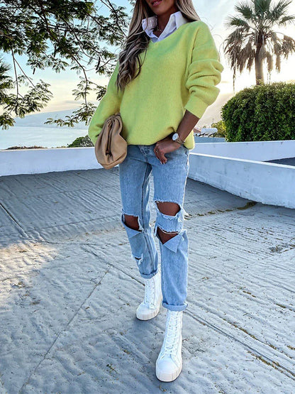 Klassisch gestaltete Pullover