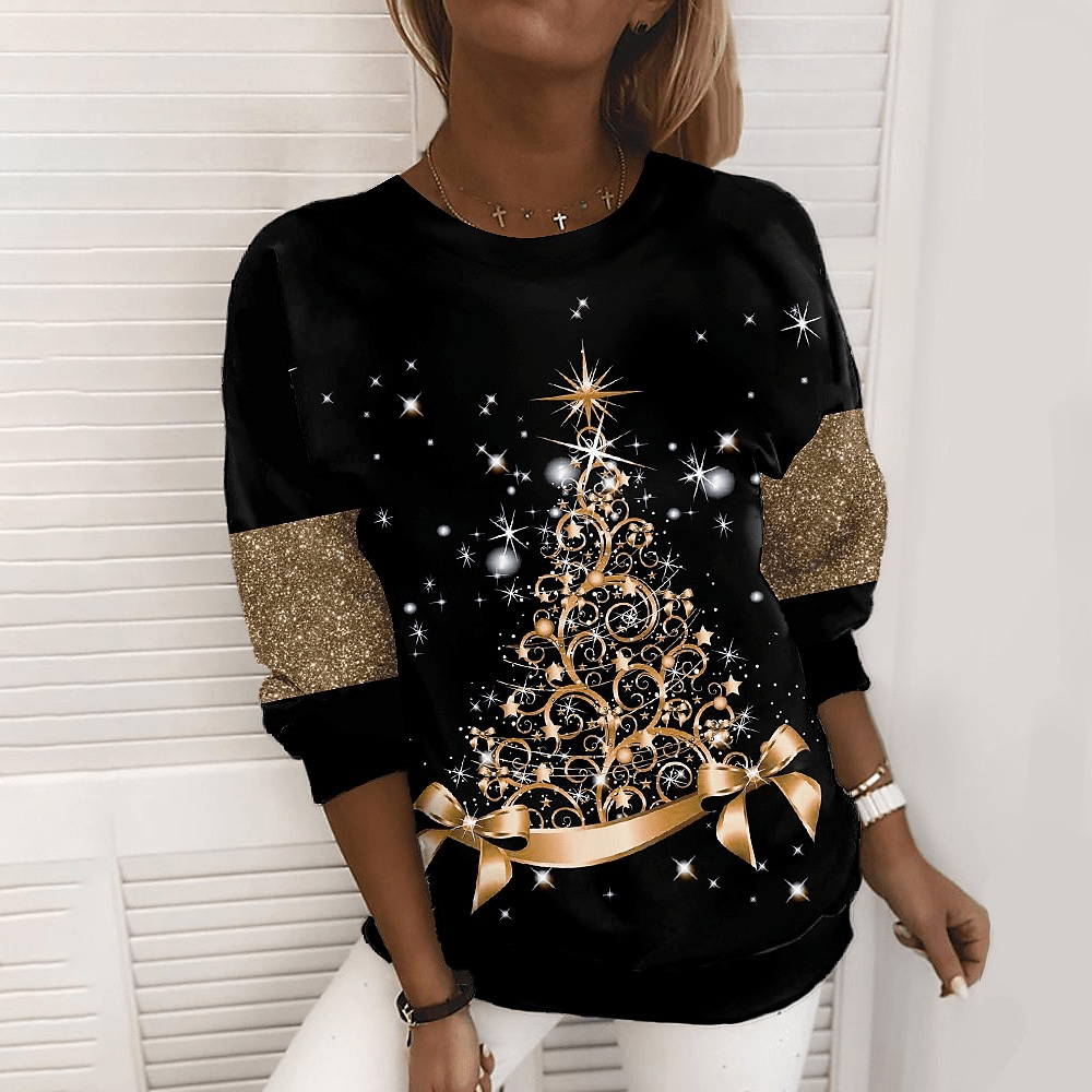 MW | Eleganter Weihnachtsbaum-Pullover