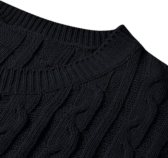 MW | MW -Damen 2-teiliger langer Strickanzug mit dickem Pullover