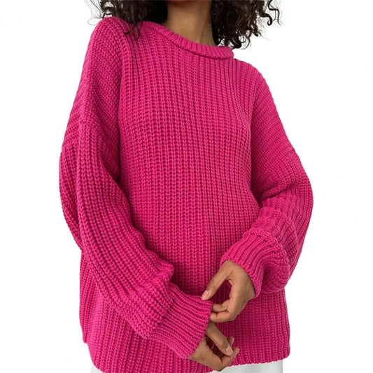 MW | Kuscheliger Strickpullover mit Rundhalsausschnitt