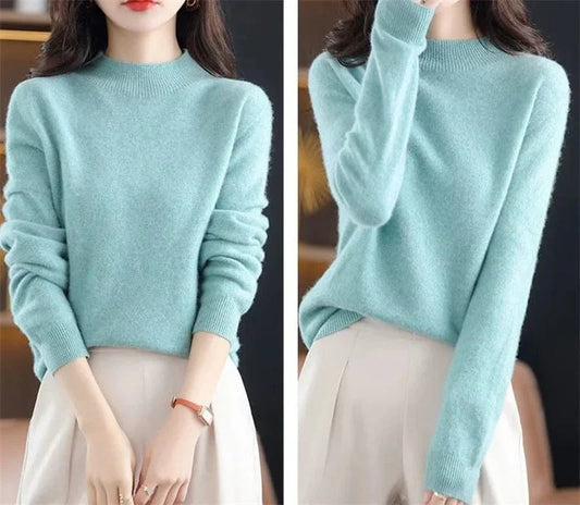 MW | Weichen Strickpullover mit Rollkragen