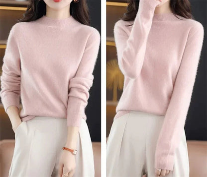 MW | Weichen Strickpullover mit Rollkragen