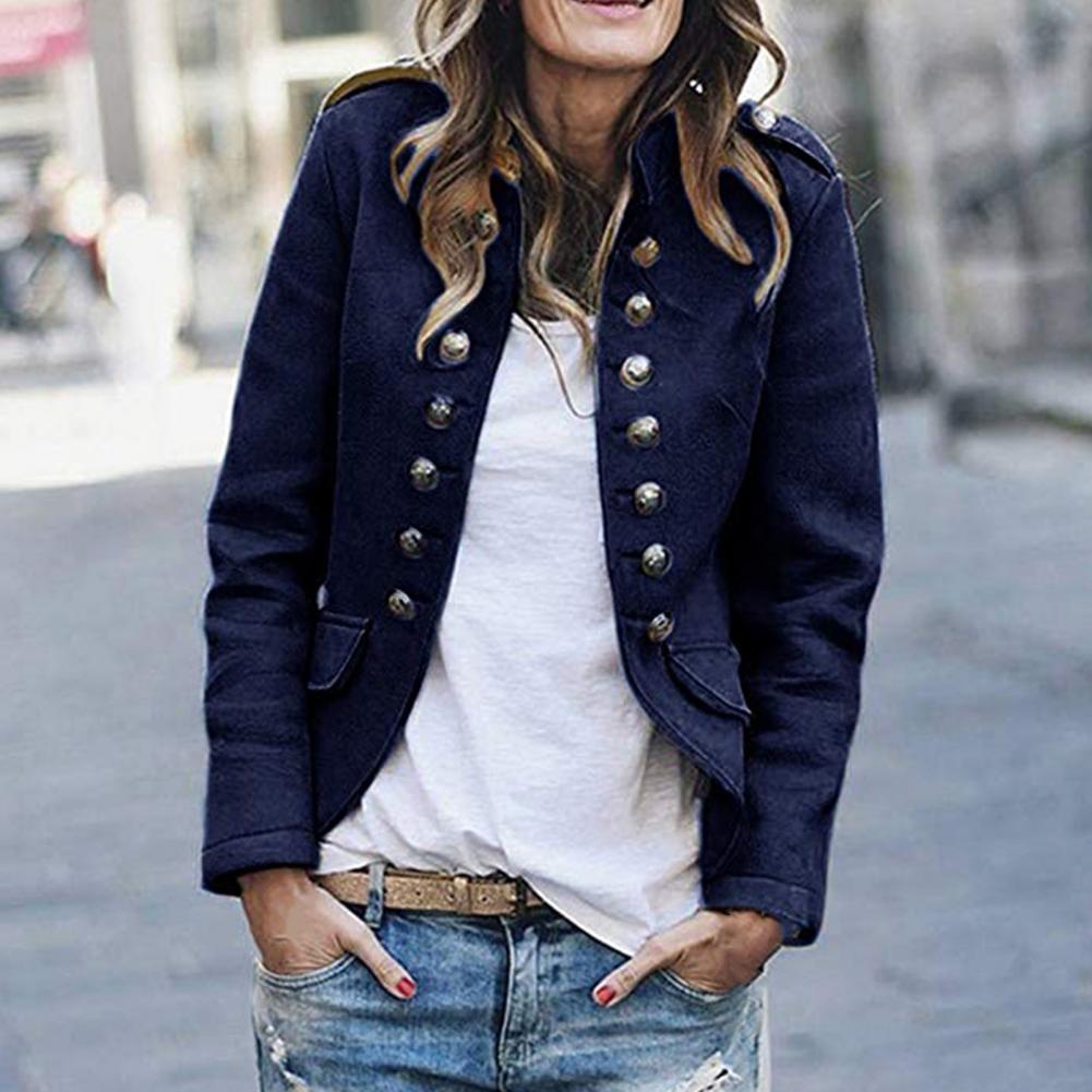 MW | Damen Stehkragen-Blazer