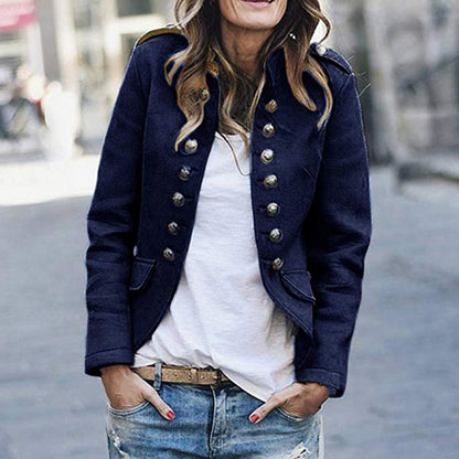 MW | Damen Stehkragen-Blazer