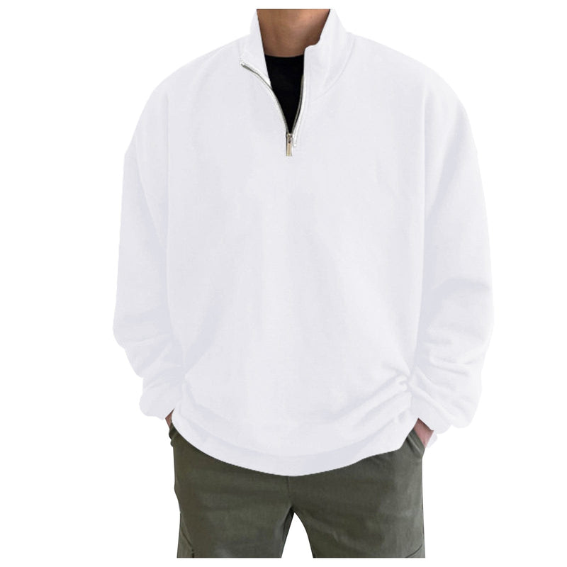MW | Einfarbiger Kapuzenloser Pullover