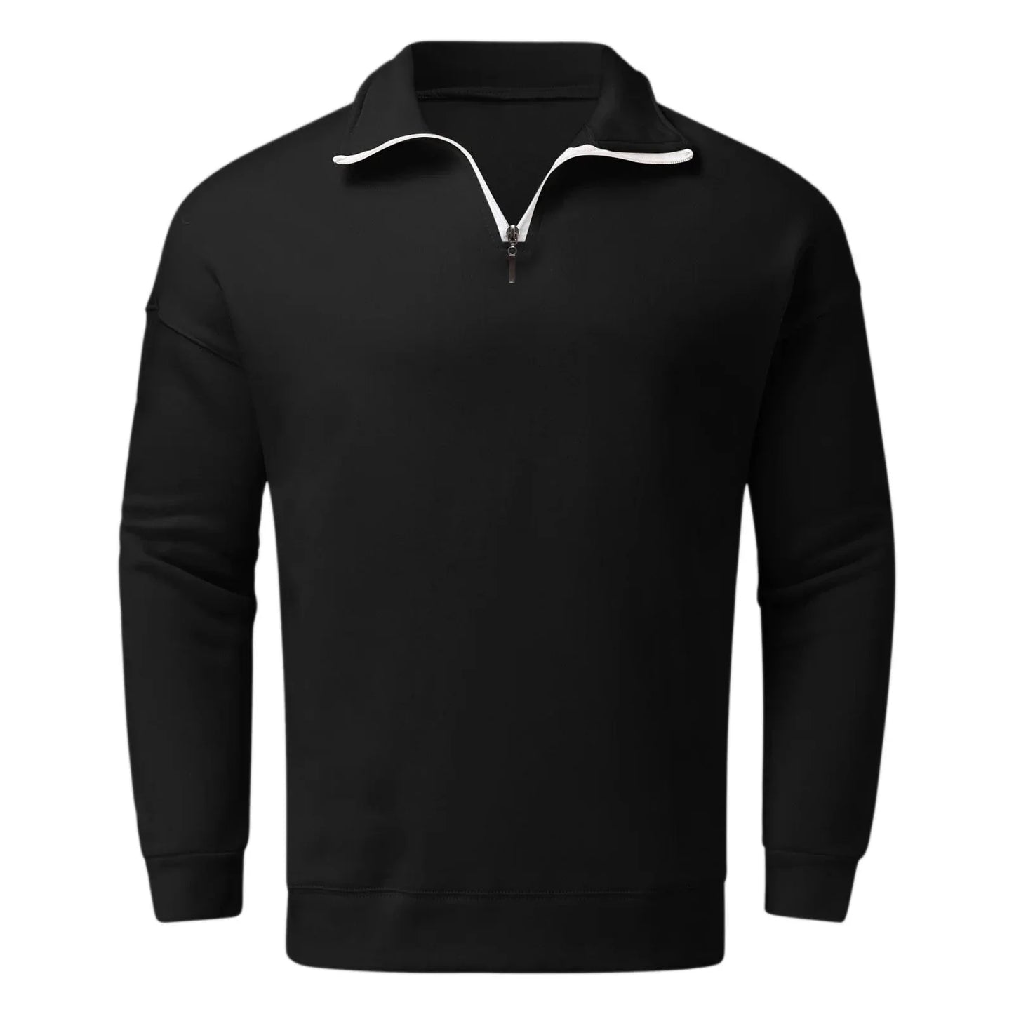 MW | Einfarbiger Kapuzenloser Pullover