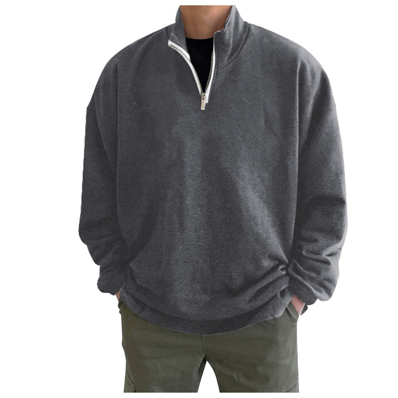 MW | Einfarbiger Kapuzenloser Pullover