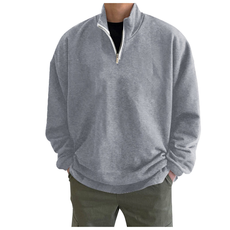 MW | Einfarbiger Kapuzenloser Pullover