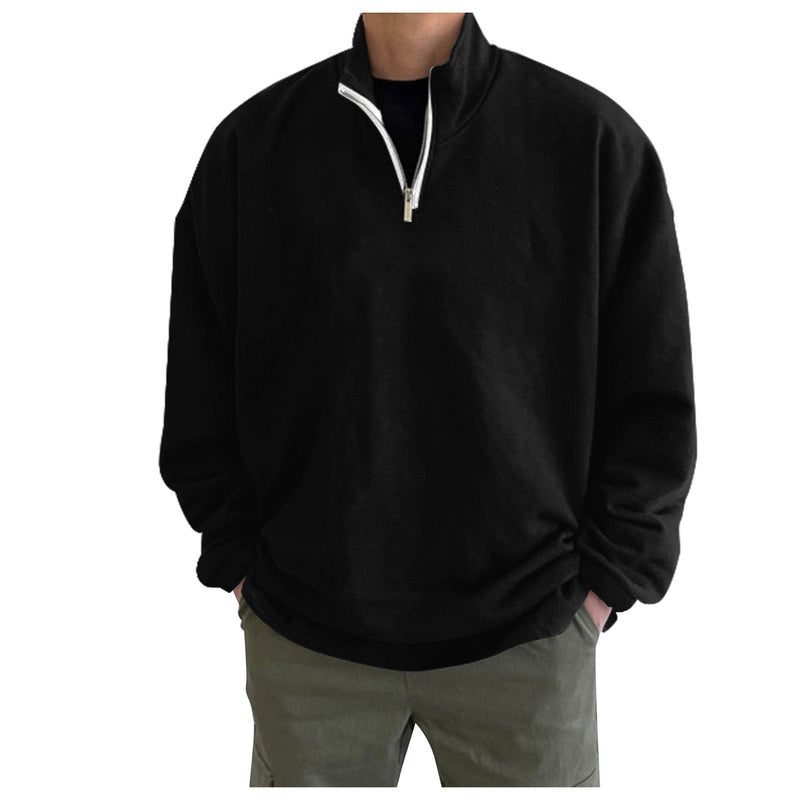 MW | Einfarbiger Kapuzenloser Pullover
