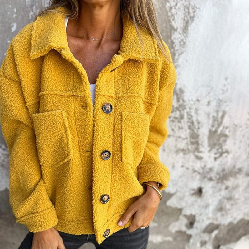 MW | Warme Jacke mit Kragen für Frauen