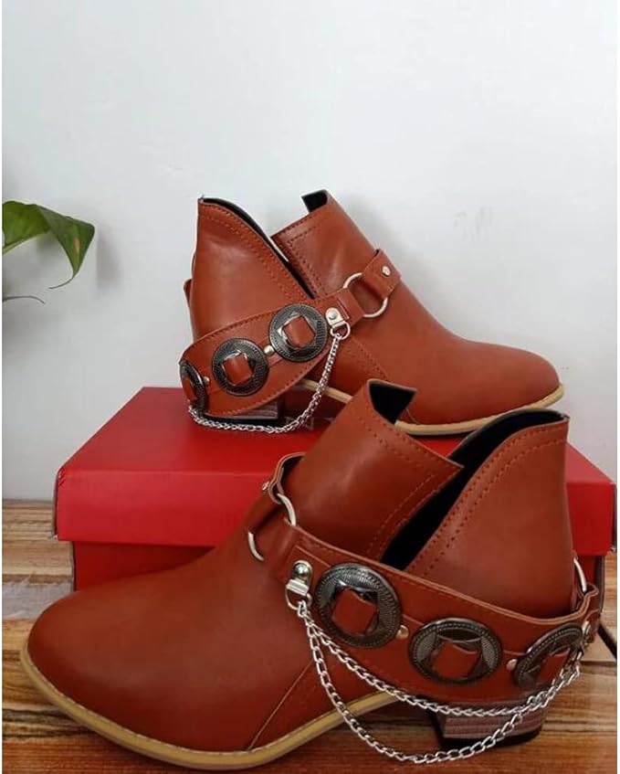 MW | Chunky Mid Heel Vintage Schuhe