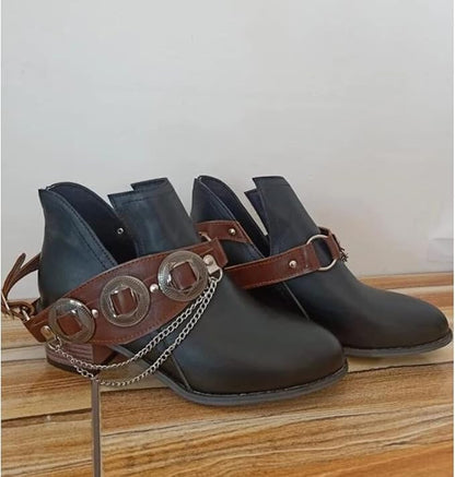 MW | Chunky Mid Heel Vintage Schuhe