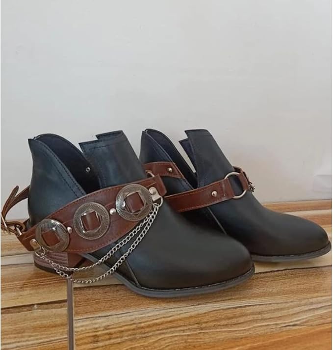 MW | Chunky Mid Heel Vintage Schuhe