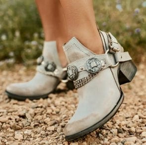 MW | Chunky Mid Heel Vintage Schuhe