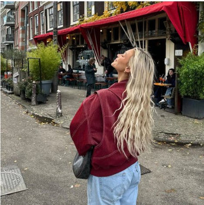 Zeitloser Vintage-Stil Jacke