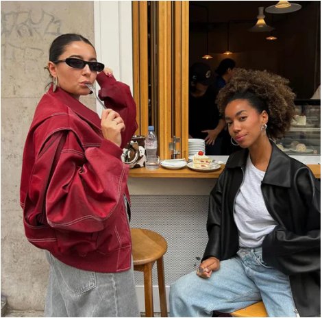 Zeitloser Vintage-Stil Jacke