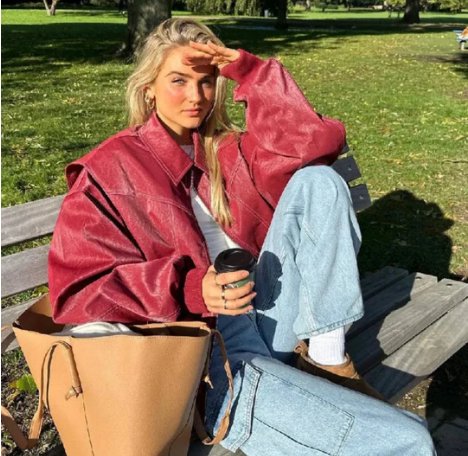 Zeitloser Vintage-Stil Jacke