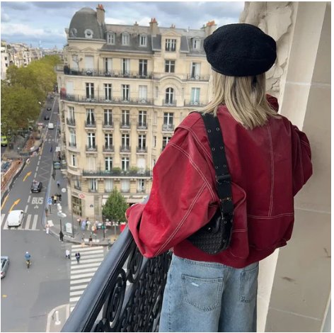 Zeitloser Vintage-Stil Jacke
