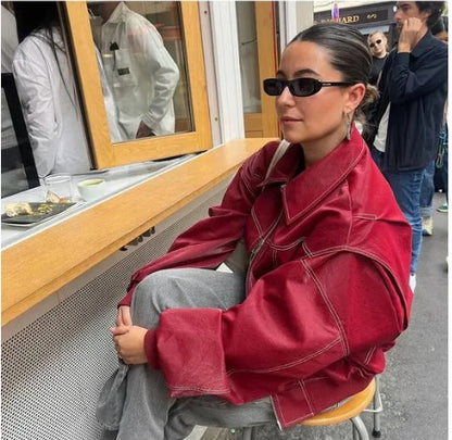 Zeitloser Vintage-Stil Jacke