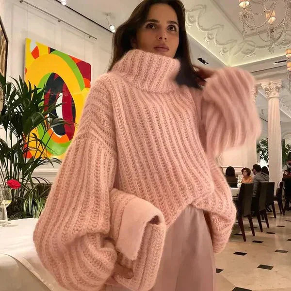 MW | Flauschiger Rollkragenpullover
