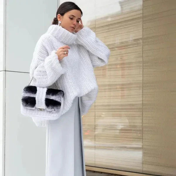 MW | Flauschiger Rollkragenpullover