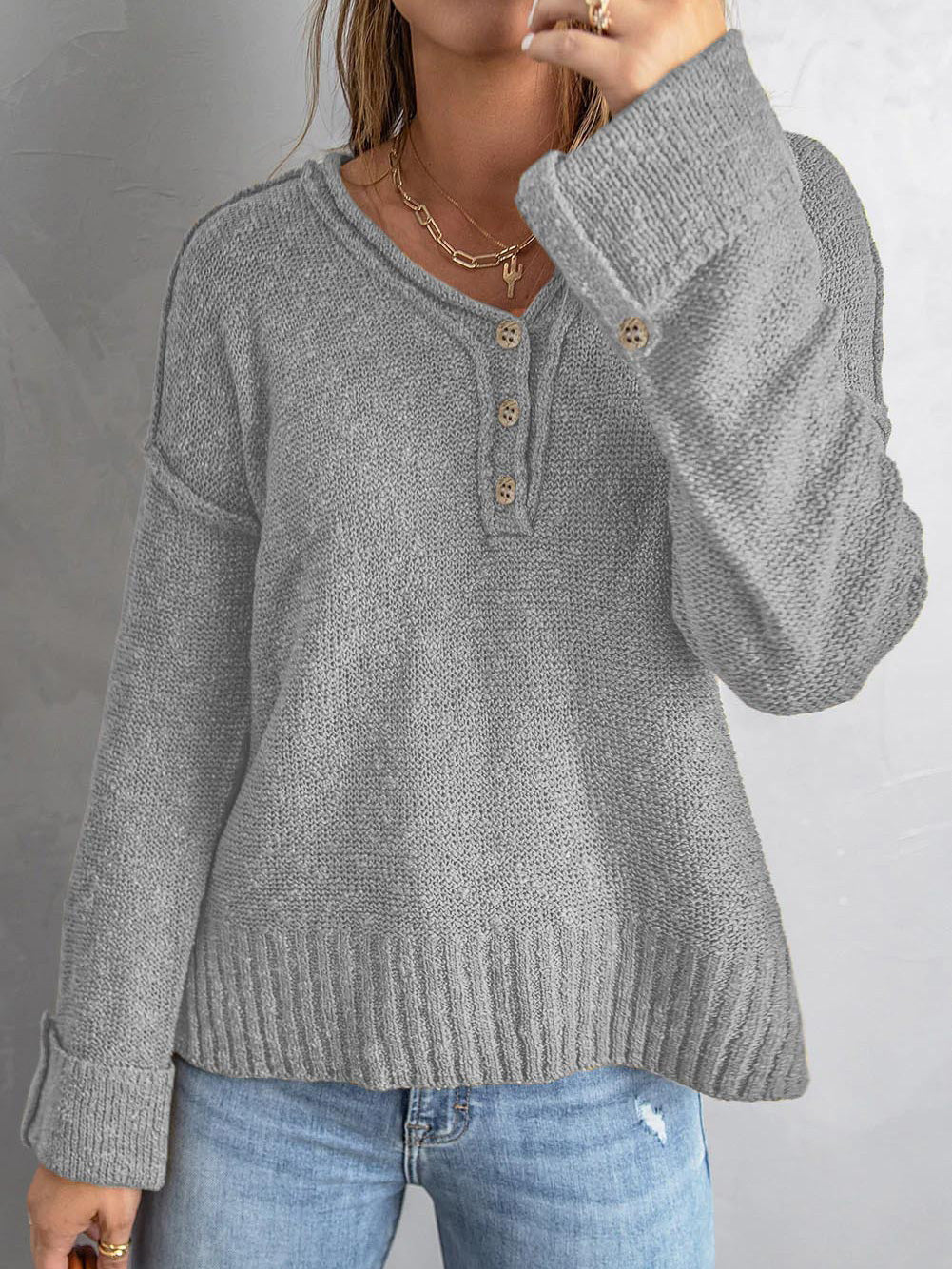 Zeitloser Vintage-Stil Pullover